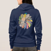 Cirkel van veren hoodie (Achterkant)