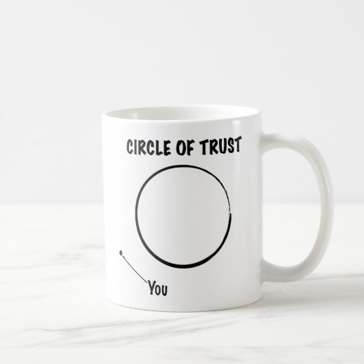Cirkel van vertrouwen koffiemok (Rechts)