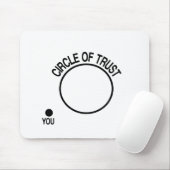 Cirkel van vertrouwen muismat (Met muis)