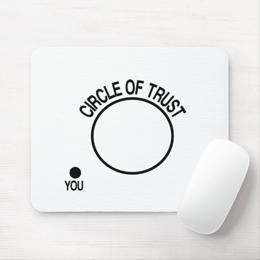 Cirkel van vertrouwen muismat (Met muis)