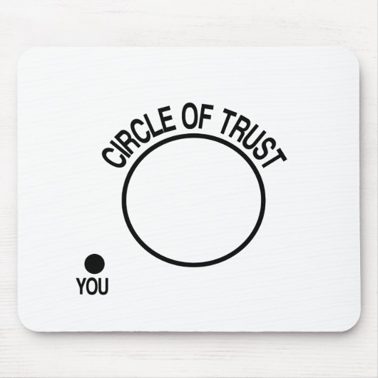 Cirkel van vertrouwen muismat (Voorkant)