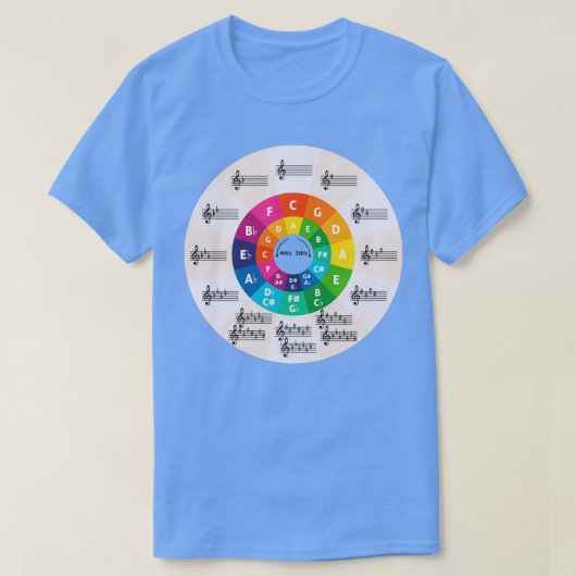 Cirkel van vijf 1 t-shirt (Design voorkant)