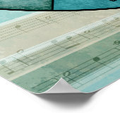 Cirkel van vijf ontwerpen voor muzikanten poster (Hoek)