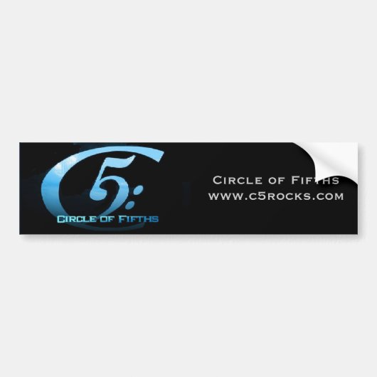 Cirkel van vijf sticker (Voorkant)