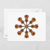 Cirkel van Violins Briefkaart (Voorkant / Achterkant)