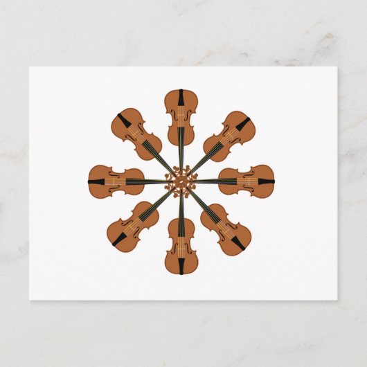 Cirkel van Violins Briefkaart (Voorkant)
