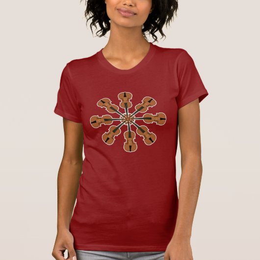 Cirkel van Violins T-shirt (Voorkant)