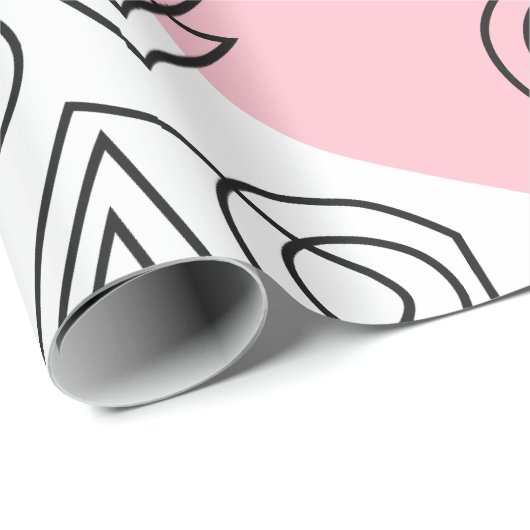 Cirkel van vormen cadeaupapier (Rol Hoek)