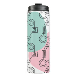 Cirkel van vormen thermosbeker