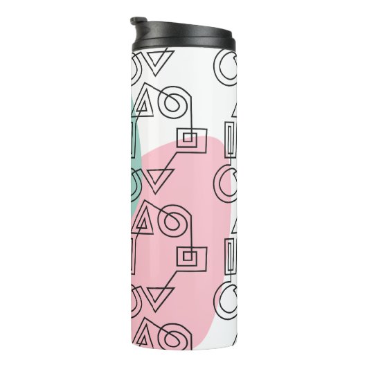 Cirkel van vormen thermosbeker (Geroteerd rechts)