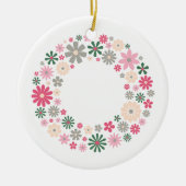 Cirkel van vreugde (fusie) keramisch ornament (Voorkant)