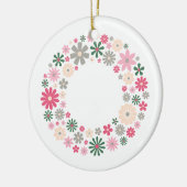 Cirkel van vreugde (fusie) keramisch ornament (Links)