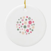 Cirkel van vreugde (fusie) keramisch ornament (Achterkant)