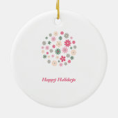 Cirkel van vreugde (fusie) keramisch ornament (Achterkant)