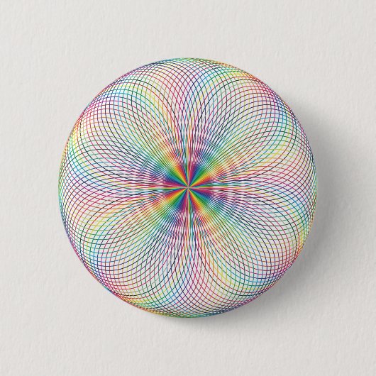cirkel van vreugde ronde button 5,7 cm (Voorkant)