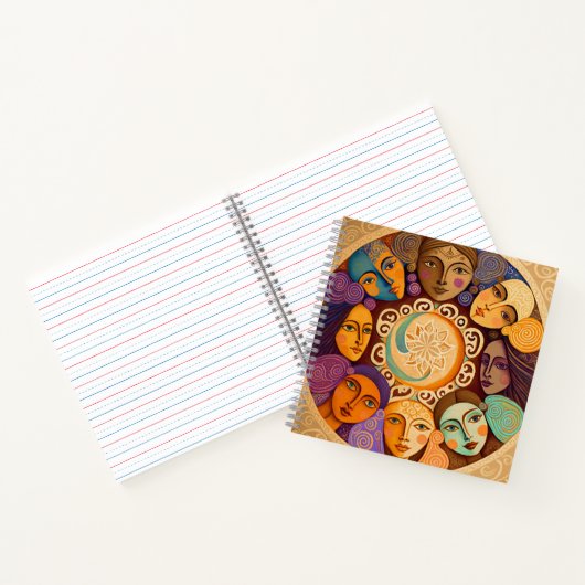 Cirkel van vrouwen notitieboek (Binnen)