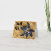 Cirkel van Zwart & Wit Kippen Eten Watermeloen Kaart (Voorkant)