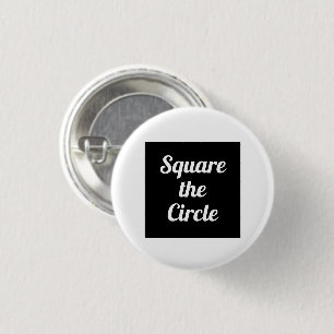 Cirkel Vierkant Knop Ronde Button 3,2 Cm