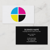 cirkel visitekaartje (Voorkant / Achterkant)