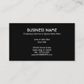 cirkel visitekaartje (Achterkant)