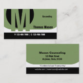 Cirkel Visitekaartje/Groen Visitekaartje (Voorkant / Achterkant)