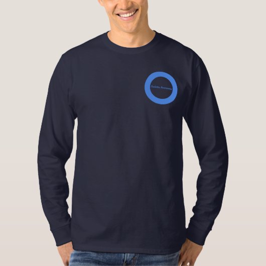 Cirkel voor diabetes t-shirt (Voorkant)