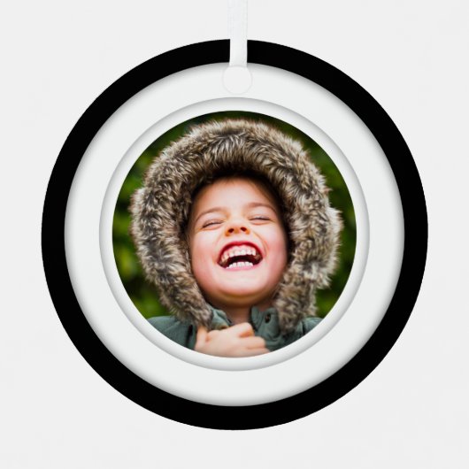Cirkel voor dubbelzijdig fotosjabloon metalen ornament (Voorkant)