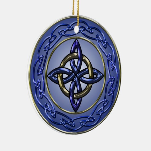 Cirkel voor versiering van de Eternity Knot-struct Keramisch Ornament (Rechts)