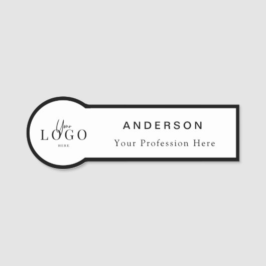 Cirkel Vormde Aangepast Personeel Bedrijfs van de Naamplaatje (Voorkant)