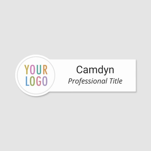 Cirkel Vormde Aangepast Personeel Bedrijfs van de  Naamplaatje (Voorkant)