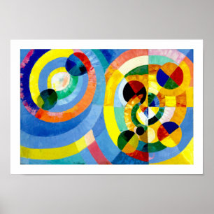 Cirkel Vormen door Robert Delaunay Poster