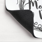 Cirkel w met hart Happy Moederdag | Mousepad Muismat (Hoek)