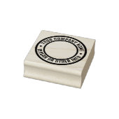 Cirkel Zakelijk Logo Custom Rubber Stempel (Stempel)