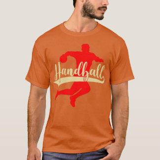 Cirkelaar voor handbalkspeler Rug 7 T-shirt