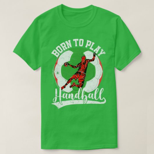 Cirkelaar voor handbalkspeler Rugkamer 3 T-shirt (Design voorkant)