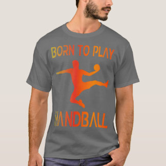 Cirkelaar voor handbalkspeler Rugkamer 6 T-shirt