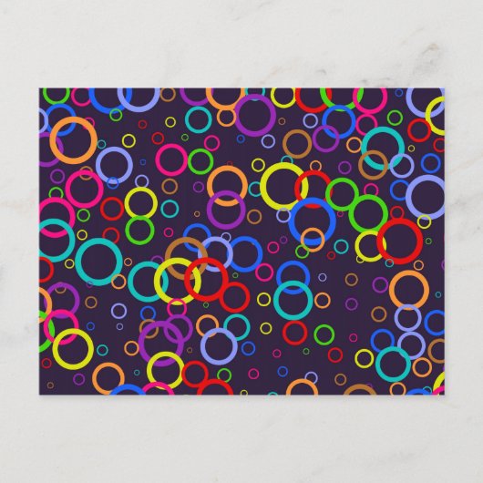 Cirkelachtergrond Briefkaart (Voorkant)