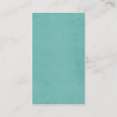 cirkelafbeelding versleten - stijl 1 visitekaartje (Achterkant)