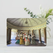 Cirkelafstand Feestdagenkaart (Staand voorkant)