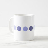 cirkelblauw koffiemok (Voorkant links)