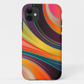 cirkeldraai abstracte telefooncel Case-Mate iPhone case (Achterkant)