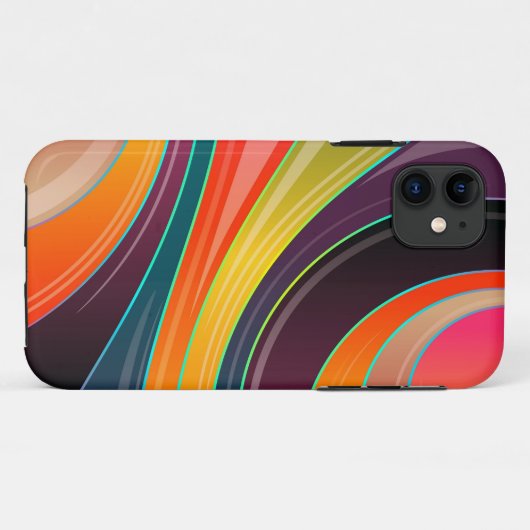 cirkeldraai abstracte telefooncel Case-Mate iPhone case (Achterkant (horizontaal))