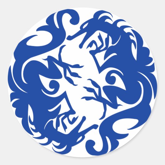 cirkeldraken stickers (Voorkant)