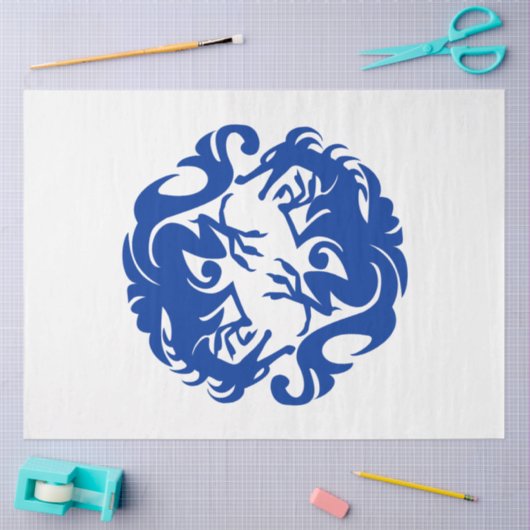 cirkeldrakenpapier tissuepapier (Craft)