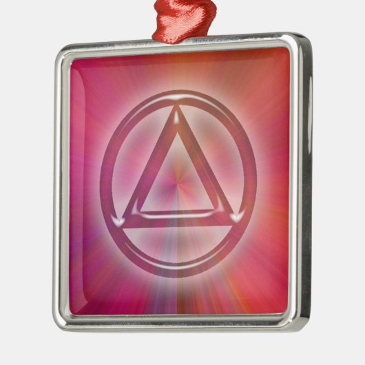 Cirkeldriehoek Sober Recovery Hanging Ornament (Links)