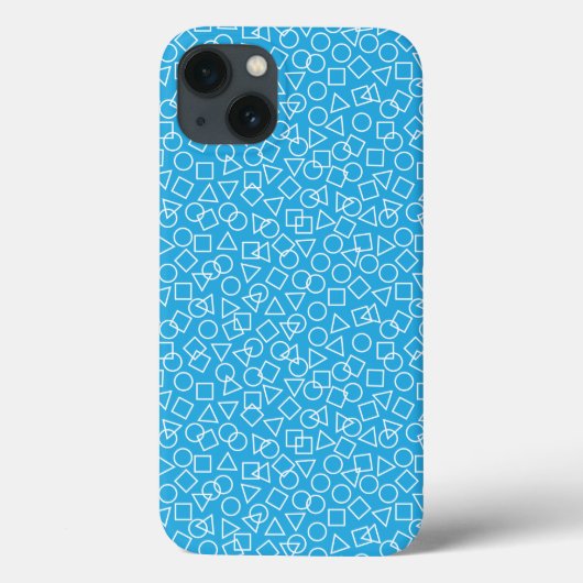 Cirkeldriehoek vierkant Hoesje-Mate iPhone Case (Achterkant)