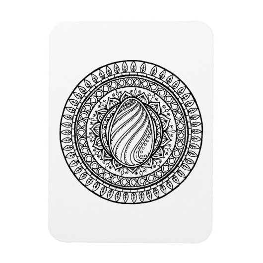 Cirkeldriehoekige driehoek magneet (Verticaal)