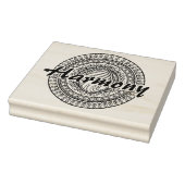 Cirkeldriehoekige driehoek rubberstempel (Stempel)