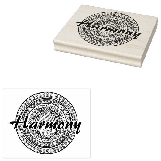 Cirkeldriehoekige driehoek rubberstempel (Gestempeld)