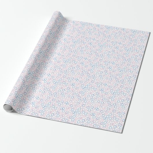 Cirkeldriehoekspleetpapier Cadeaupapier (Uitgerold)